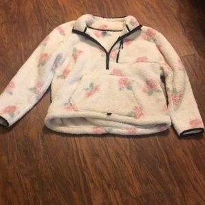 VS Pink Sherpa Pullover